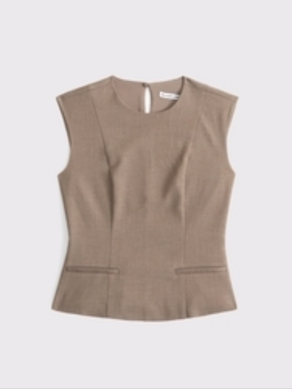 Women's High-Neck Tailored Top NWT